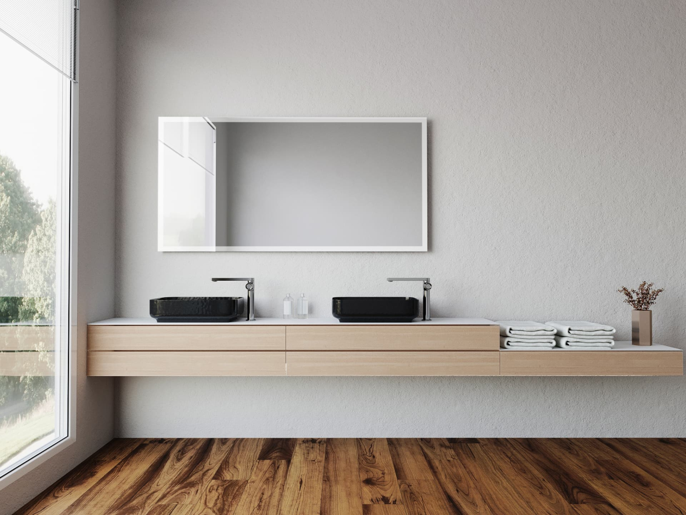 DORA ist ein Spiegel mit rundherum Beleuchtung - Image 2